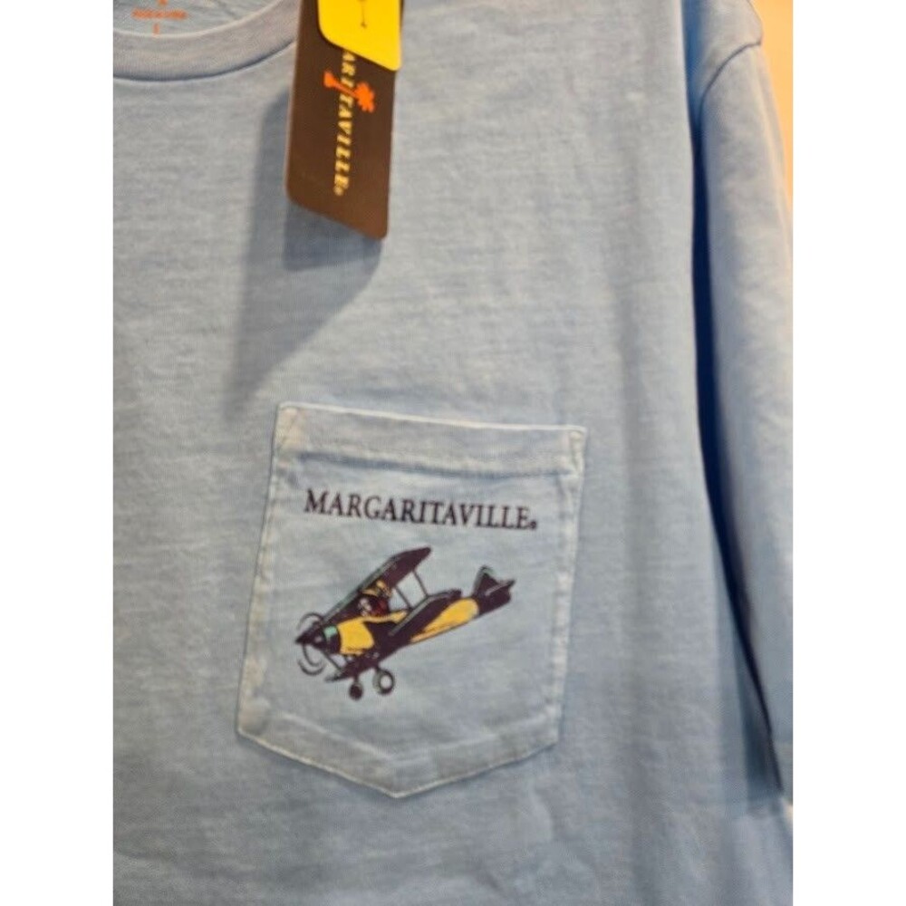 Margaritaville Boat Drinks St Somewhere T-Shirt Tee Mens LARGE - NEW - Picture 4 of 4